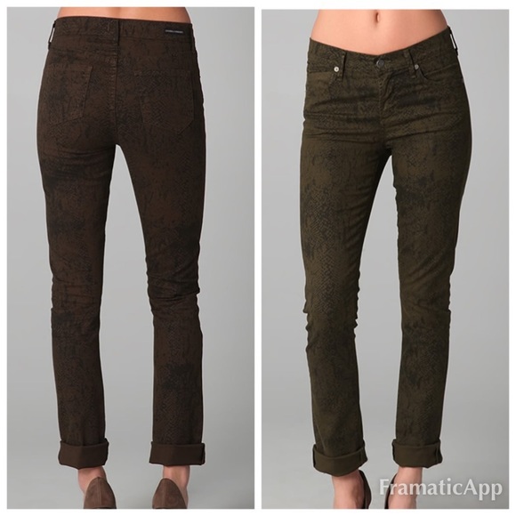 Citizens of Humanity Mandy highwaist olive jeans - Picture 1 of 8